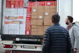 Тетово камиони помош Турција Сирија